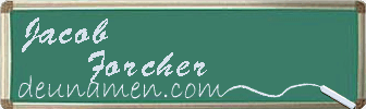 Jacob Forcher Visitenkarte